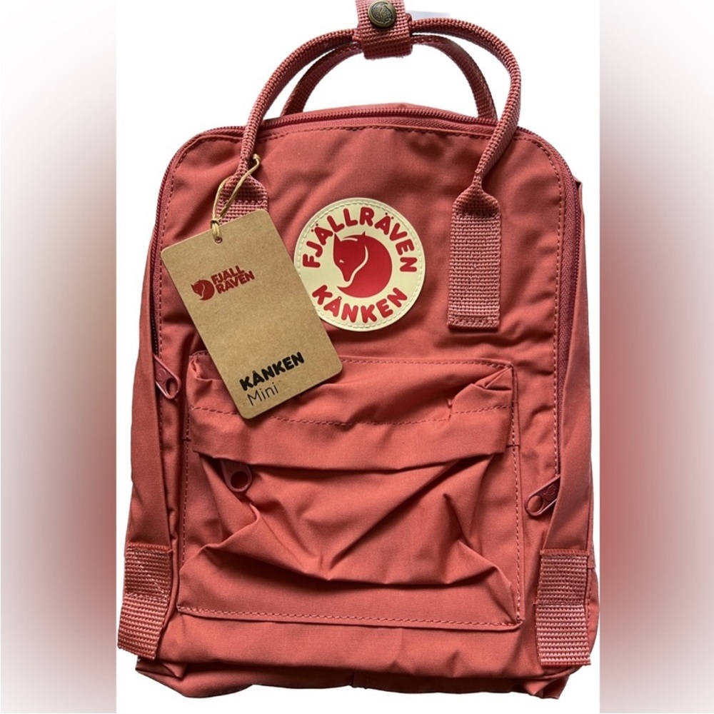 Fjallraven • NWT Mini Kanken Backback, Dahlia, Water Resistant